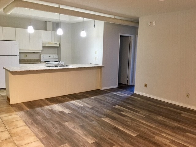Floor plan for 2 beds, 1 bath, 1293 sqft